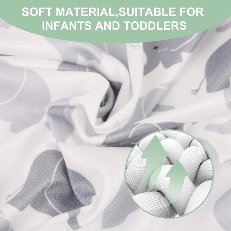 Runhike Pillow Covers Compatible with Boppy Nursing Pillows,Pillow slipcover Compatible with Boppy Breastfeeding Pillows,Cover Only Pillow Not Included - Image 2